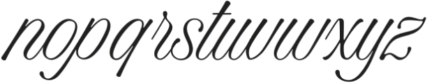 Winter Rhapsody otf (400) Font LOWERCASE