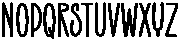 Winter Rustic Regular otf (400) Font UPPERCASE