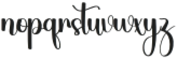 Winter Shouthmore Regular otf (400) Font LOWERCASE