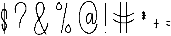 Winter Signature Regular otf (400) Font OTHER CHARS