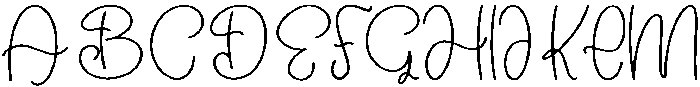 Winter Signature Regular otf (400) Font UPPERCASE