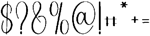 Winter Sunday Regular otf (400) Font OTHER CHARS