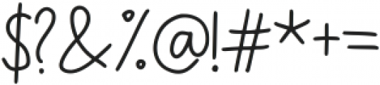 Winter Time Regular otf (400) Font OTHER CHARS