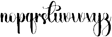 Winterbook Regular otf (400) Font LOWERCASE