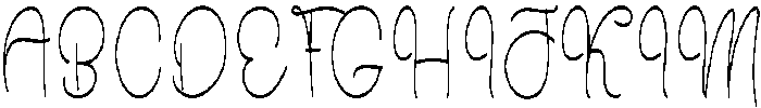 Winterday Amsterdam Regular otf (400) Font UPPERCASE