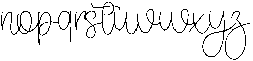 Winterday Regular otf (400) Font LOWERCASE