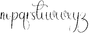 Winterday Regular otf (400) Font LOWERCASE