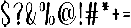 Winterland Regular otf (400) Font OTHER CHARS