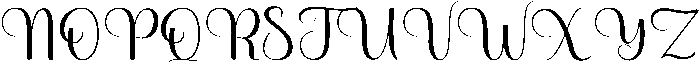 Winterland Regular otf (400) Font UPPERCASE