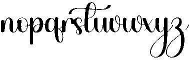 Winterland Regular otf (400) Font LOWERCASE