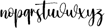 Winterlive Regular otf (400) Font LOWERCASE