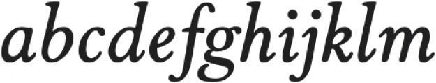 Winthorpe SemiBold Italic otf (600) Font LOWERCASE