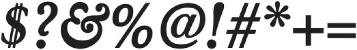 Winthorpe SmallCaps Bold Italic otf (700) Font OTHER CHARS