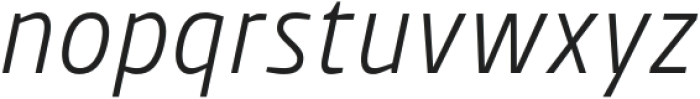 Wintler Condensed Extra Light Italic otf (200) Font LOWERCASE