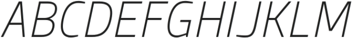 Wintler Condensed Thin Italic otf (100) Font