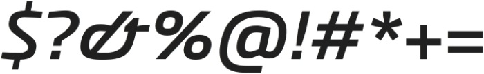 Wintler Medium Italic otf (500) Font OTHER CHARS