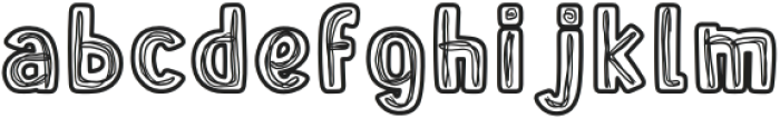 Wire-Line Regular otf (400) Font LOWERCASE