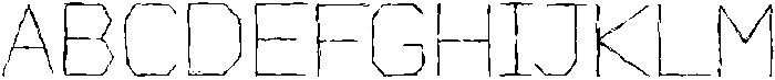 Wirzz Regular otf (400) Font UPPERCASE