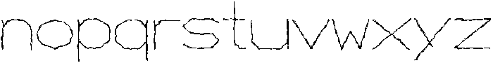 Wirzz Regular otf (400) Font LOWERCASE