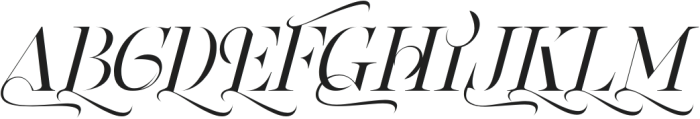 Wisdom in Strength Light Italic otf (300) Font UPPERCASE