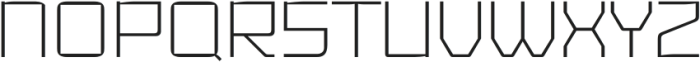 Wisfox Thin otf (100) Font UPPERCASE