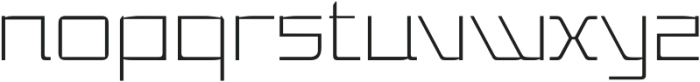 Wisfox Thin otf (100) Font LOWERCASE