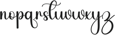 Wish Boho Regular otf (400) Font LOWERCASE