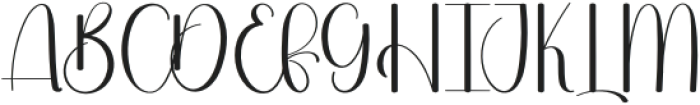 Wish Sunshine Regular otf (400) Font UPPERCASE