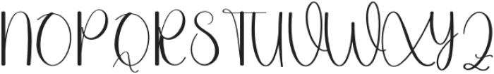 Wish Sunshine Regular otf (400) Font UPPERCASE