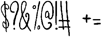 Wish otf (400) Font OTHER CHARS