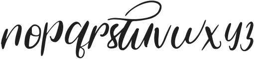 WishYouRegular otf (400) Font LOWERCASE