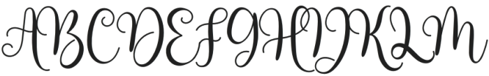 Wisher Regular otf (400) Font UPPERCASE