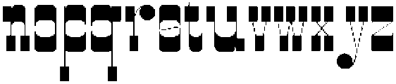 Wistara otf (400) Font LOWERCASE