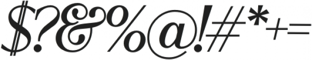 Wistenia Bold Italic otf (700) Font OTHER CHARS