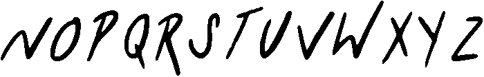 Wisteria Regular otf (400) Font UPPERCASE