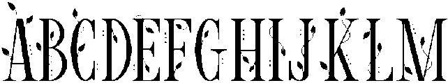 Wisteria otf (400) Font UPPERCASE