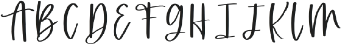 Wisterian Regular otf (400) Font UPPERCASE