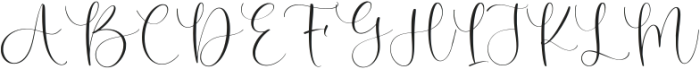 Wisterian otf (400) Font UPPERCASE