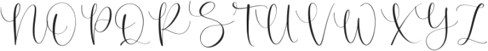 Wisterian otf (400) Font UPPERCASE