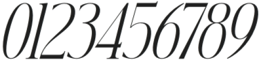 Wistern Italic otf (400) Font OTHER CHARS
