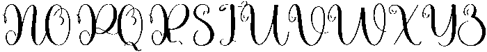 Witch Regular otf (400) Font UPPERCASE