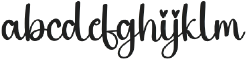 Witch Regular otf (400) Font LOWERCASE