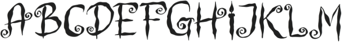 Witch Swirl otf (400) Font LOWERCASE