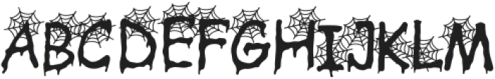 Witch Times Regular otf (400) Font UPPERCASE