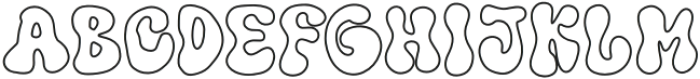 Witch Watch Outline otf (400) Font LOWERCASE