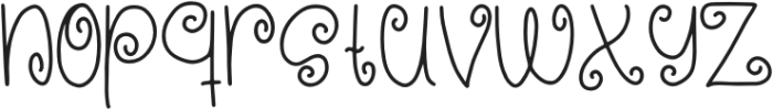 Witches Brew otf (400) Font LOWERCASE
