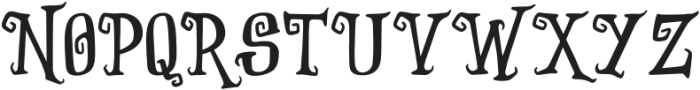 WitchesCrow otf (400) Font UPPERCASE