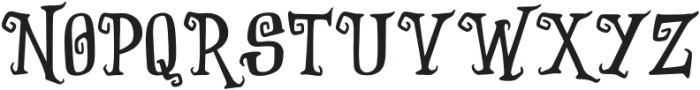 WitchesCrow otf (400) Font LOWERCASE