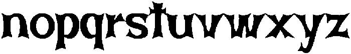 Witchlight Halloween Regular otf (300) Font LOWERCASE