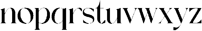 Witerlam otf (400) Font LOWERCASE
